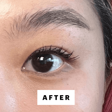 Sarah Han after applying the Chanel Le Volume De Chanel Mascara